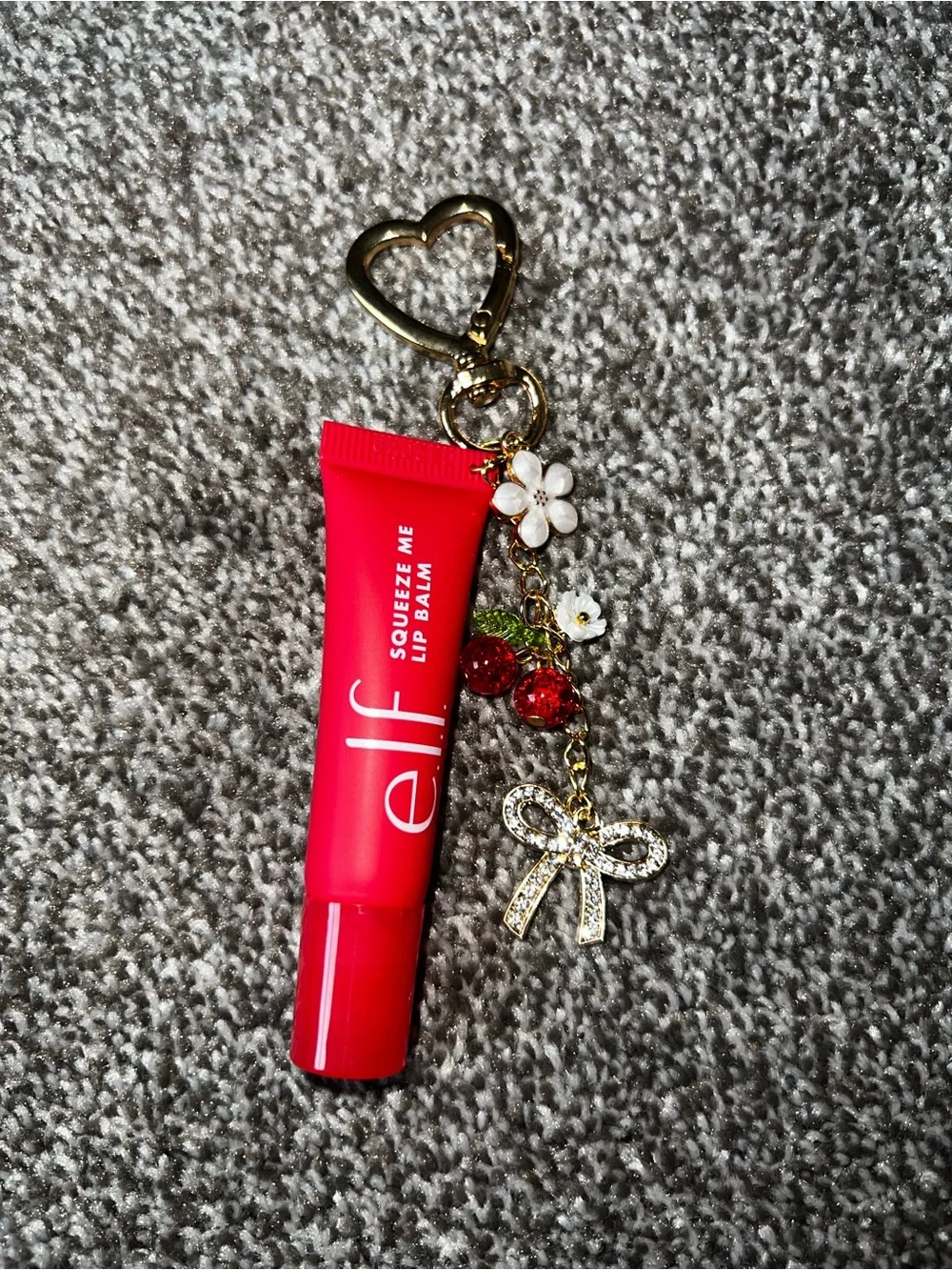 e.l.f. Squeeze Me Lip Balm — Bright Red Gloss